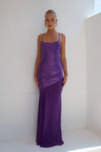 Mermaid/Trumpet Scooped Neck Sleeveless Floor-Length Prom Dress