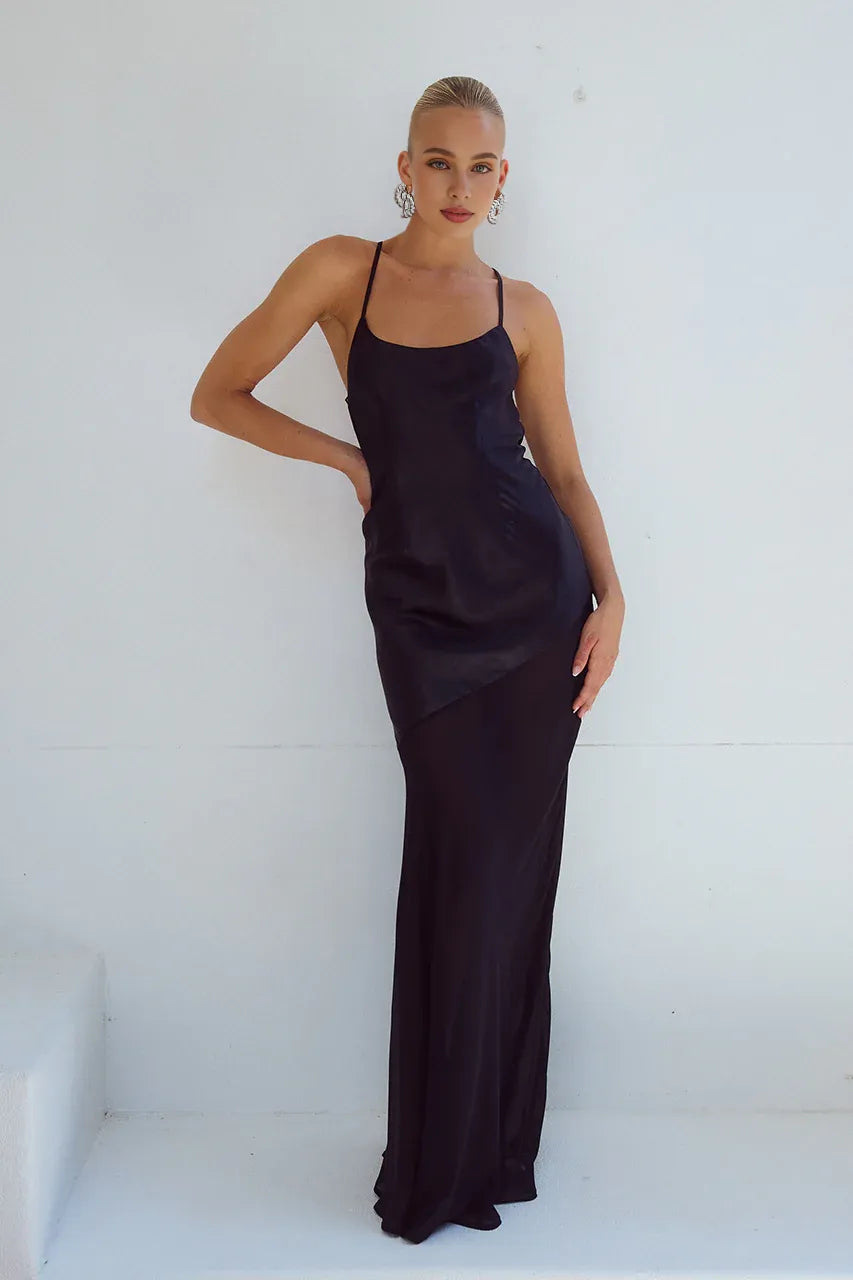 Mermaid/Trumpet Scooped Neck Sleeveless Floor-Length Prom Dress