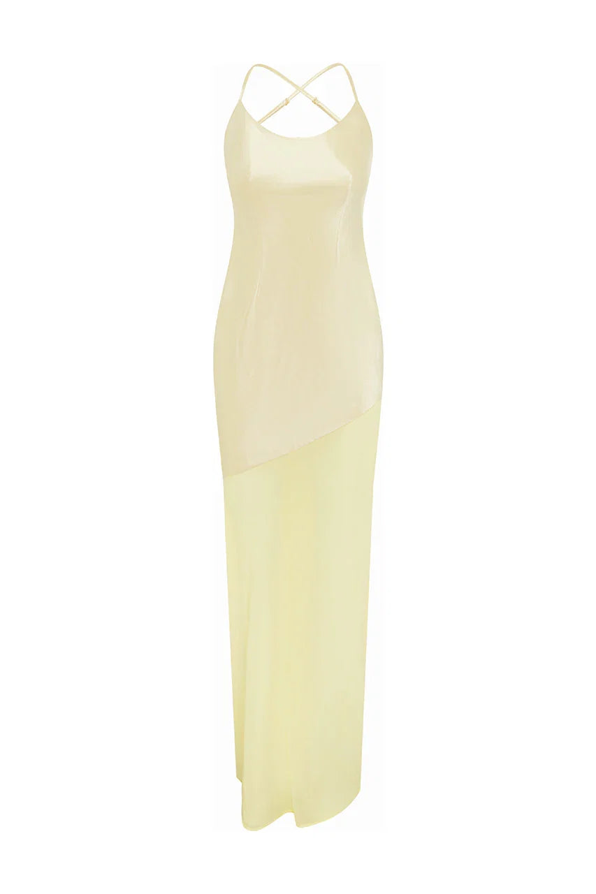 Mermaid/Trumpet Scooped Neck Sleeveless Floor-Length Prom Dress