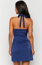 Sheath/Column High Neck Sleeveless Backless Above Knee Homecoming Dress