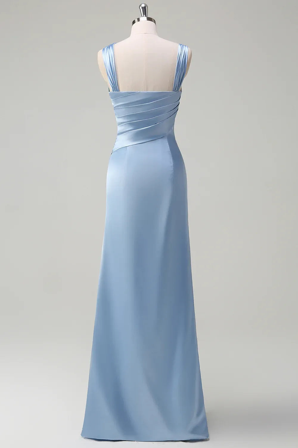 Sheath/Column One Shoulde Sleeveless Floor-Length Evening Dress