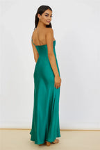 Sheath/Column One Shoulder Sleeveless Backless Floor-Length Prom Dress
