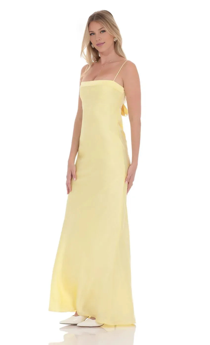Sheath/Column Spaghetti Straps Sleeveless Up Floor-Length Prom Dress