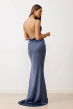 Sheath/Column Spaghetti Straps Sleeveless Floor-Length Prom Dress
