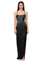 Sheath/Column Square Neck Sleeveless Floor-Length Prom Dress