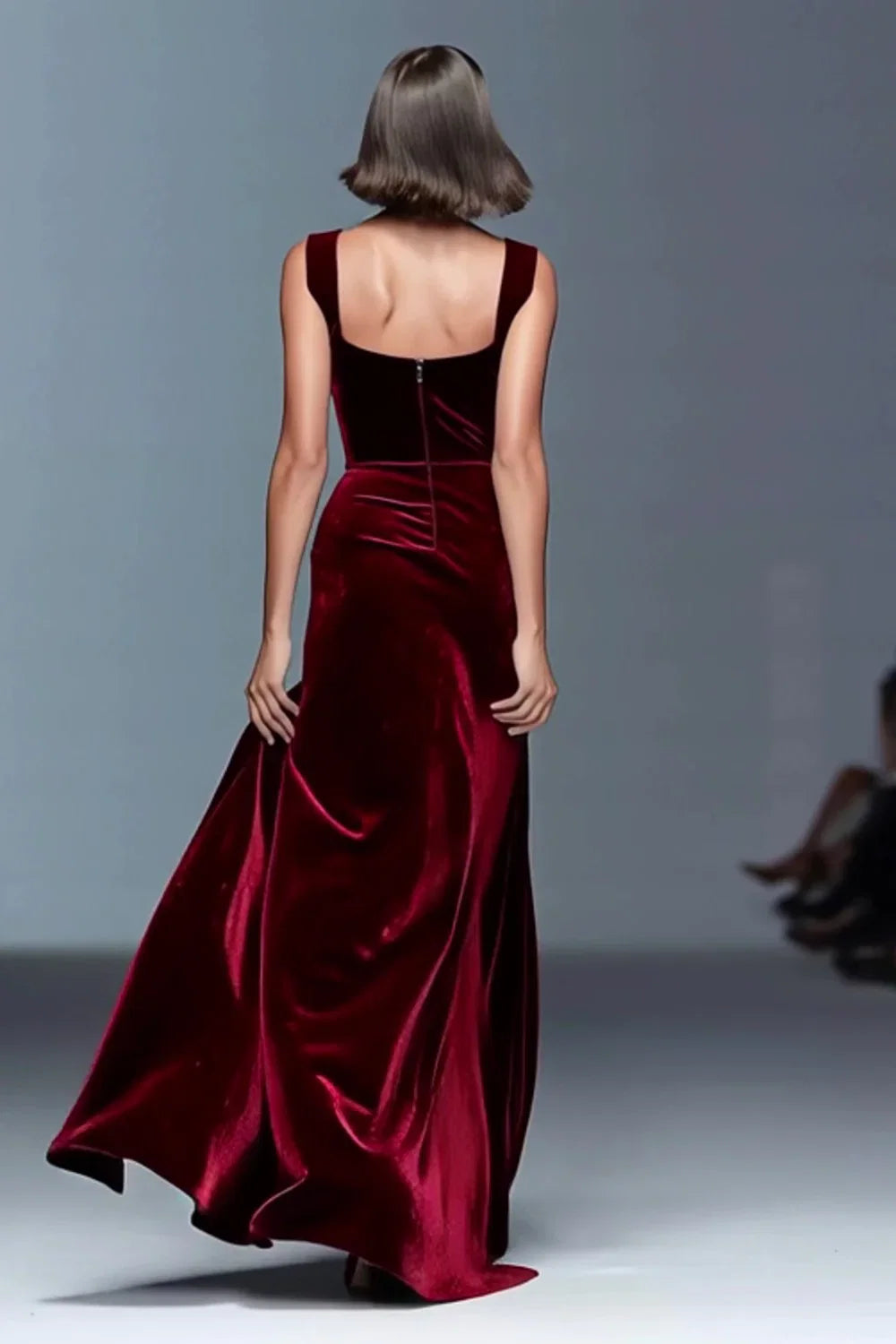 Sheath/Column Sweetheart Sleeveless Floor-Length Evening Dress