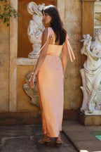 Sheath Square Neck Sleeveless Zipper Up Floor-Length Cocktail Dress