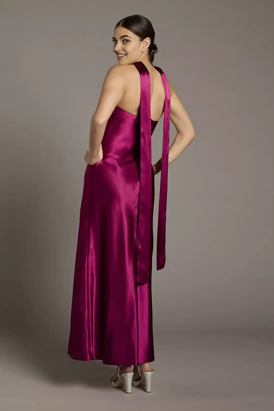 Sheath Strapless Sleeveless Backless Floor-Length Prom Dress