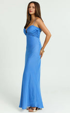 Dress Simple Sweetheart Maxi Dress Sleeveless Dress Mermaid Pleated Spaghetti Straps Evening Dress