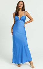 Dress Simple Sweetheart Maxi Dress Sleeveless Dress Mermaid Pleated Spaghetti Straps Evening Dress