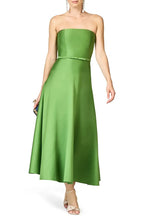 A-Line Strapless Sleeveless Ankle-Length Prom Dress