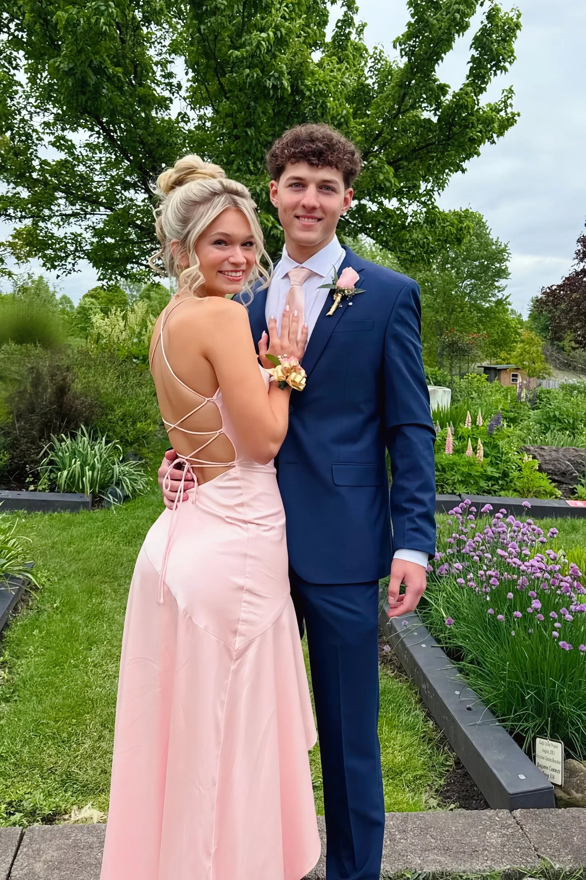 Simple Mermaid Spaghetti Straps Sleeveless Ruffles Satin Blush Long Prom Dress
