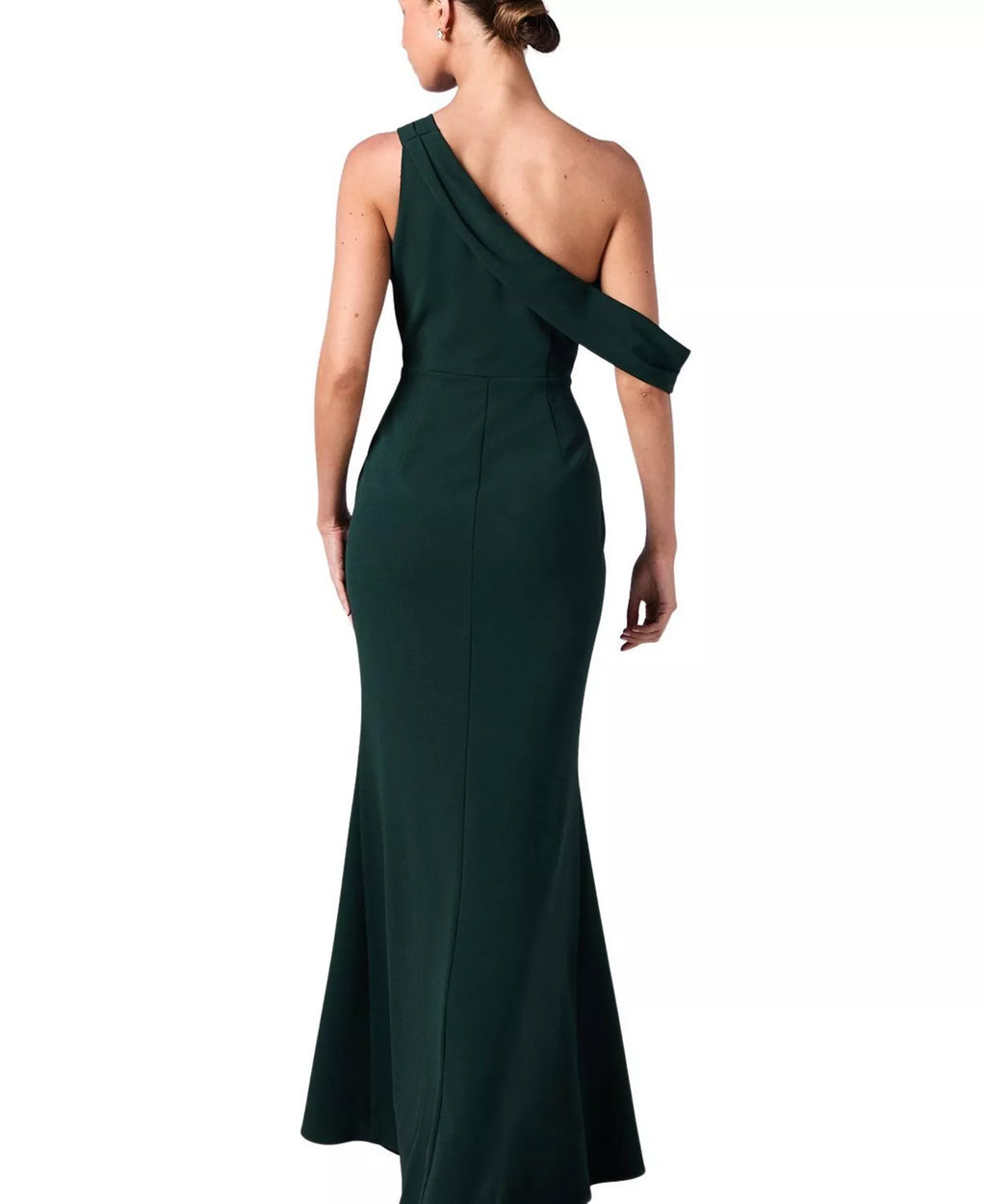 Sleek Mermaid One Shoulder Sleeveless Open Back Floor Length For Ladies Prom Dress