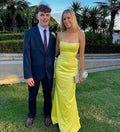 Sleek Mermaid Square Neck Sleeveless Maxi Formal Dress