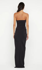 Sleek Sheath Strapless Sleeveless Open Back Floor Length For Sale Prom Dress