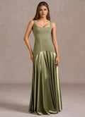 Sleek Trumpet Square Neck Sleeveless Open Back Floor Length For Sale Prom Dress