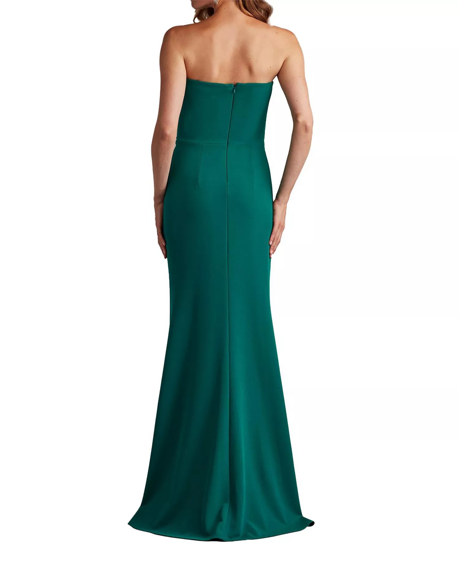 Sleek Trumpet Sweetheart Strapless Zip Back Floor Length Hot Sale Prom Dress