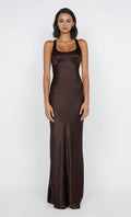 Smooth Sheath Square Neck Sleeveless Cross Back Floor Length For Women Prom Dress