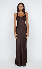 Smooth Sheath Square Neck Sleeveless Cross Back Floor Length For Women Prom Dress