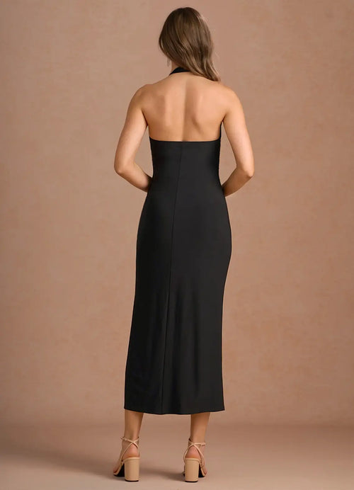 Robe de bal moulante bustier sans manches dos nu longueur midi à vendre