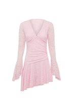 Solid Color A-Line/Princess V Neck Long Sleeves Full Coverage Short-Mini Homecoming Dress