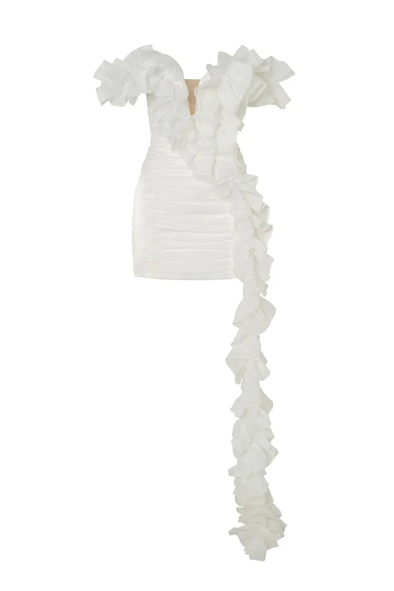 Solid Color Sheath/Column Strapless Sleeveless Backless Short-Mini Homecoming Dress