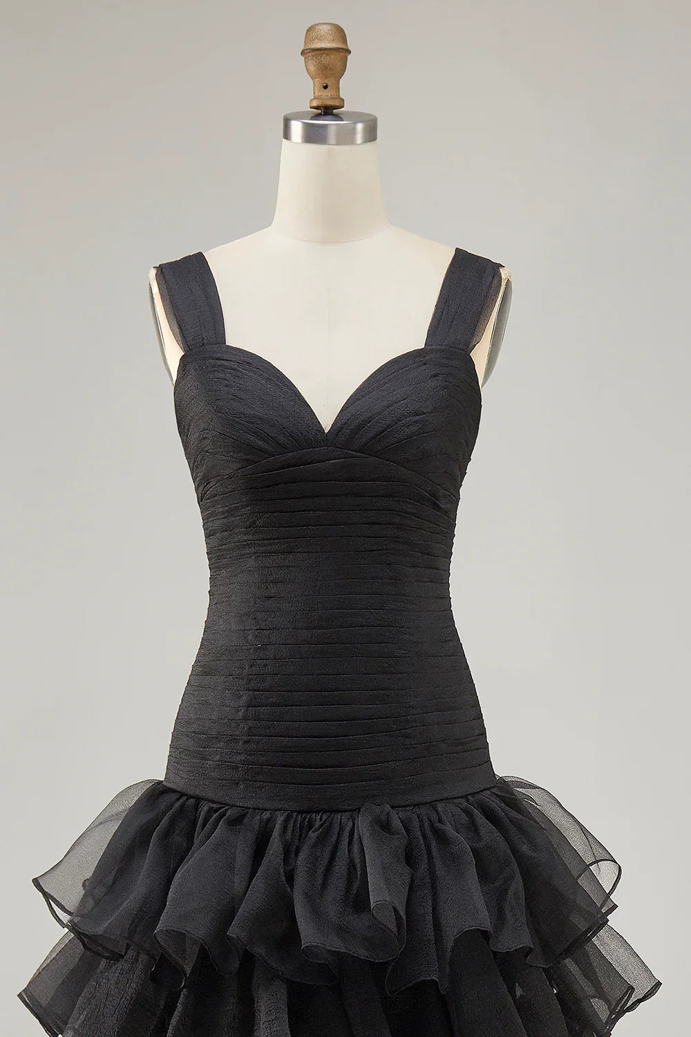 A Line Sweetheart Sleeveless High-Low Prom Dress