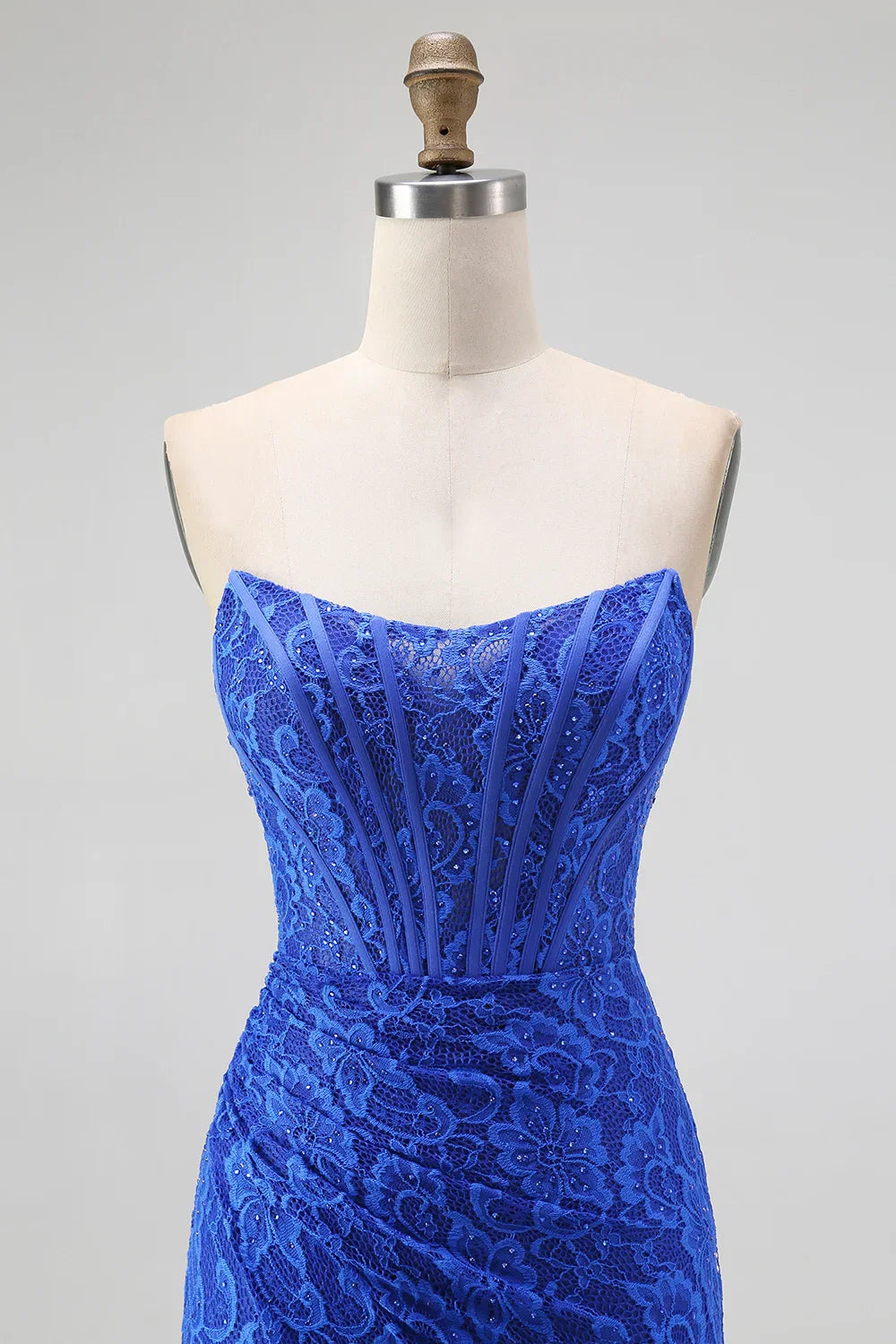 Mermaid/Trumpet Sweetheart Sleeveless Sweep/Brush Train Prom Dress