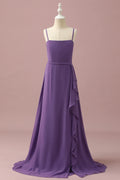 Spaghetti Straps Sleeveless A-Line Elegant Off the shoulder Floor length Party Dress For Sale For Ladies