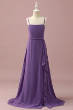 Spaghetti Straps Sleeveless A-Line Elegant Off the shoulder Floor length Party Dress For Sale For Ladies