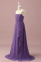 Spaghetti Straps Sleeveless A-Line Elegant Off the shoulder Floor length Party Dress For Sale For Ladies