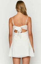 Spaghetti Straps Sleeveless Trendy Knee-Length Homecoming Party Dresses Backless Sexy Knee Length Cocktail Dresses No Slit
