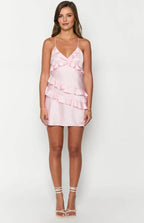 Spaghetti Straps Short Graduation Homecoming Dresses Ruffle Backless Sleeveless Sexy Knee Length Cocktail Dresses Casual Shift Party Dresses