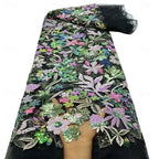 Sparkle A-Line Long Sleeve V Neck Sequins Floor-Length Mother Of The Bride Dress