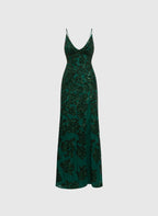 Sparkling Fitted Spaghetti Straps Sleeveless Floor-Length Prom Dress