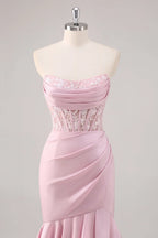Straight Sleeveless Mermaid Beautiful Off the shoulder Floor Length Prom Dress For Sale For Women