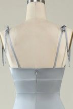 Straight Sleeveless Sheath Modern Off the shoulder Floor length Party Dress Hot Sale For Ladies