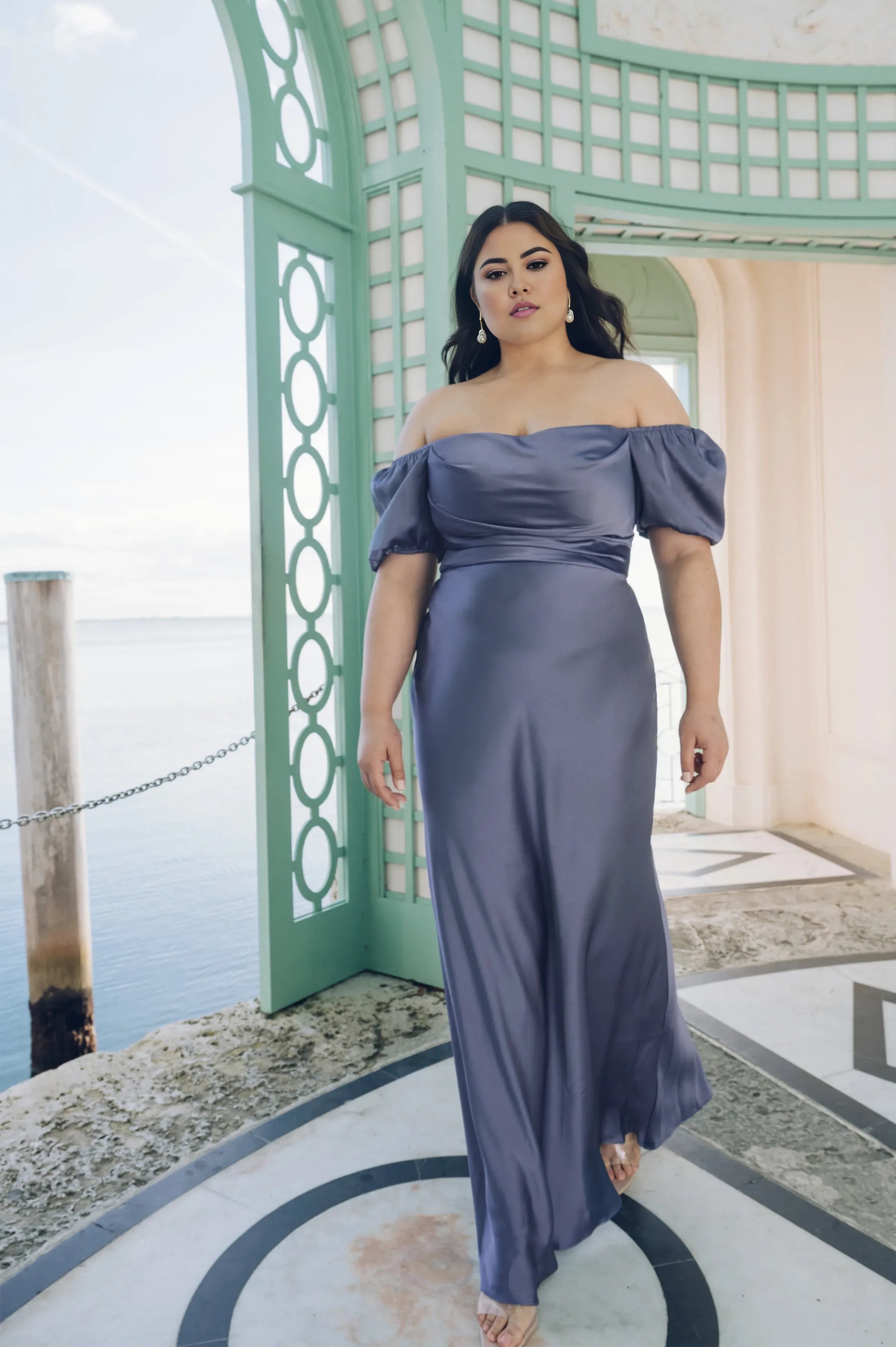 Straight Tube Straight Neck No Slit Short Sleeves Affordable Evening Dresses Backless Trendy Floor Length Ball Gowns