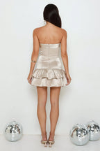Strapless Sleeveless A-Line Cute Off the shoulder Short Party Dress Hot Sale For ladies