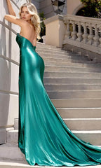 Strapless Sleeveless Mermaid Fashion Off the shoulder Floor Length Prom Dress For Sale For Ladies