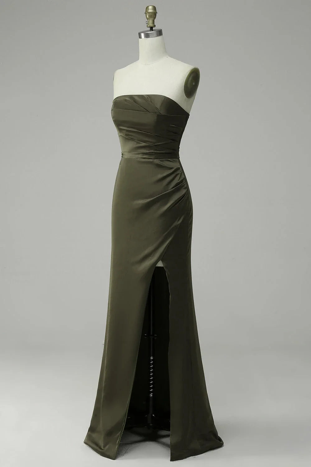 Strapless Sleeveless Mermaid Simple Off the shoulder Floor length Party Dress For Sale For Ladies