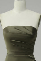 Strapless Sleeveless Mermaid Simple Off the shoulder Floor length Party Dress For Sale For Ladies