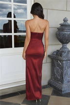 Strapless Sleeveless Sheath Classic Off the shoulder Floor length Party Dress Hot Sale For Women
