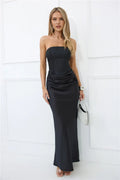 Strapless Sleeveless Sheath Modern Off the shoulder Floor length Party Dress Hot Sale For Women
