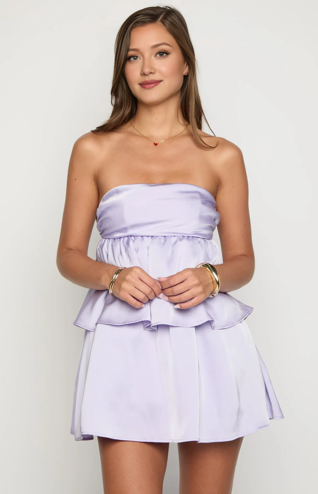 Strapless Sleeveless Tiered Short Graduation Party Homecoming Dresses Backless Pleats Formal HOT Sale Sexy Knee Length Dresses