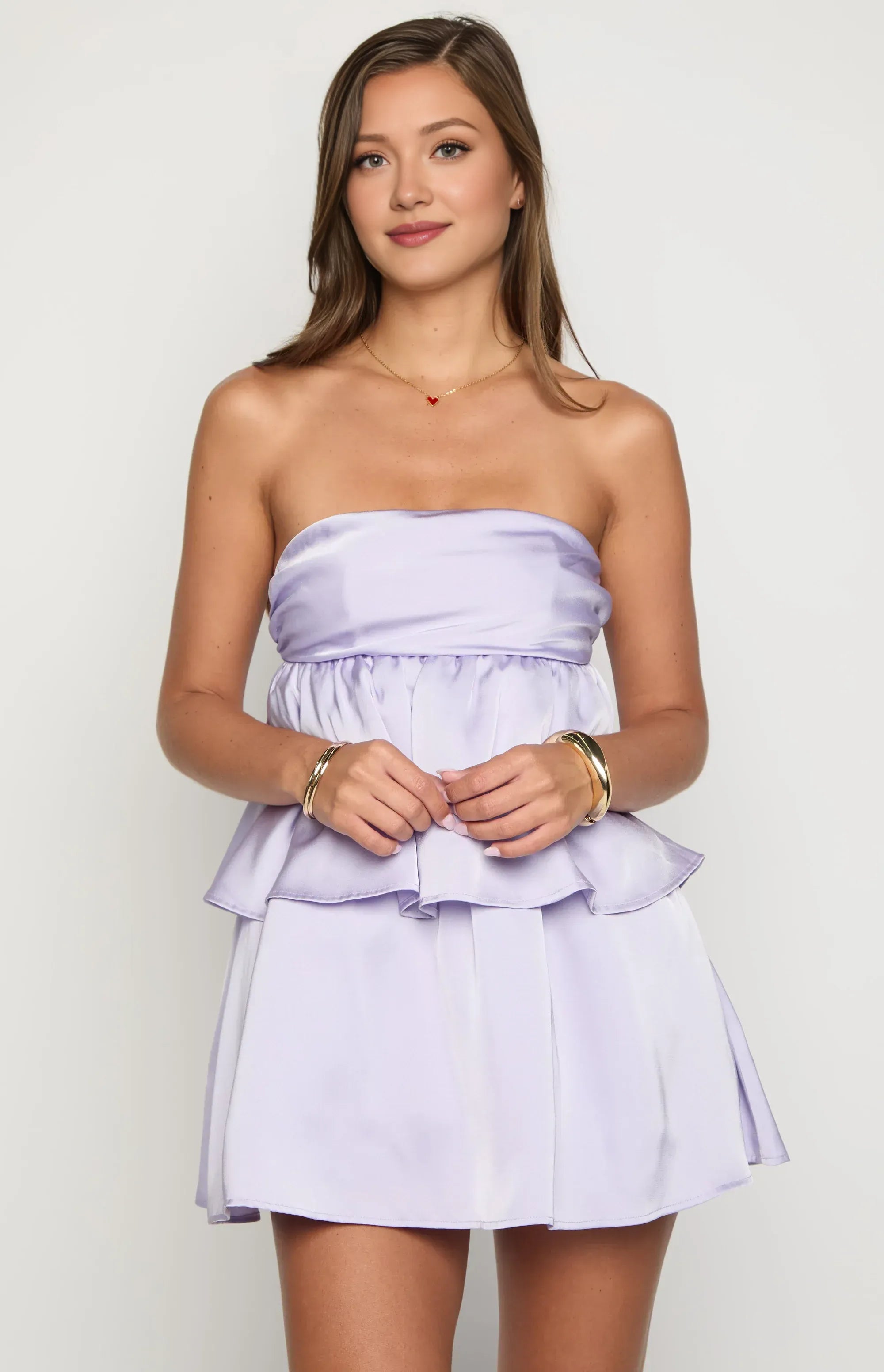 Strapless Sleeveless Tiered Short Graduation Party Homecoming Dresses Backless Pleats Formal HOT Sale Sexy Knee Length Dresses