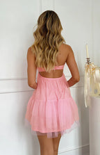 Strapless Sleeveless Trendy Prom Party Homecoming Dresses Backless Pleats A-Line Elegant Cocktail Dresses