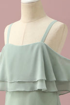 Straps Sleeveless A-Line Formal Off the shoulder Floor length Party Dress For Sale For Ladies
