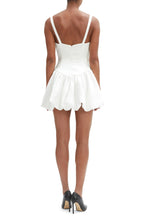 Striking Bubble Hem Plunging V Neck Sleeveless Open Back Short Length Homecoming Dress