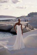 Stunning Mermaid Sweetheart Floral Sleeveless Lace Up Back Long Length Wedding Dress